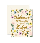 Welcome Sweet Baby Card
